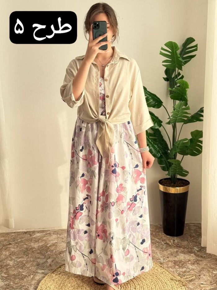 پیراهن ماکسی سروا کد 199 - تصویر 4