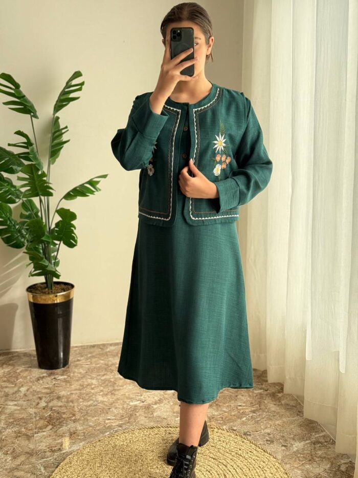 ست گلدوزی سوسن کد 346 - تصویر 4