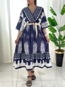 پیراهن فلور گندم کد 374