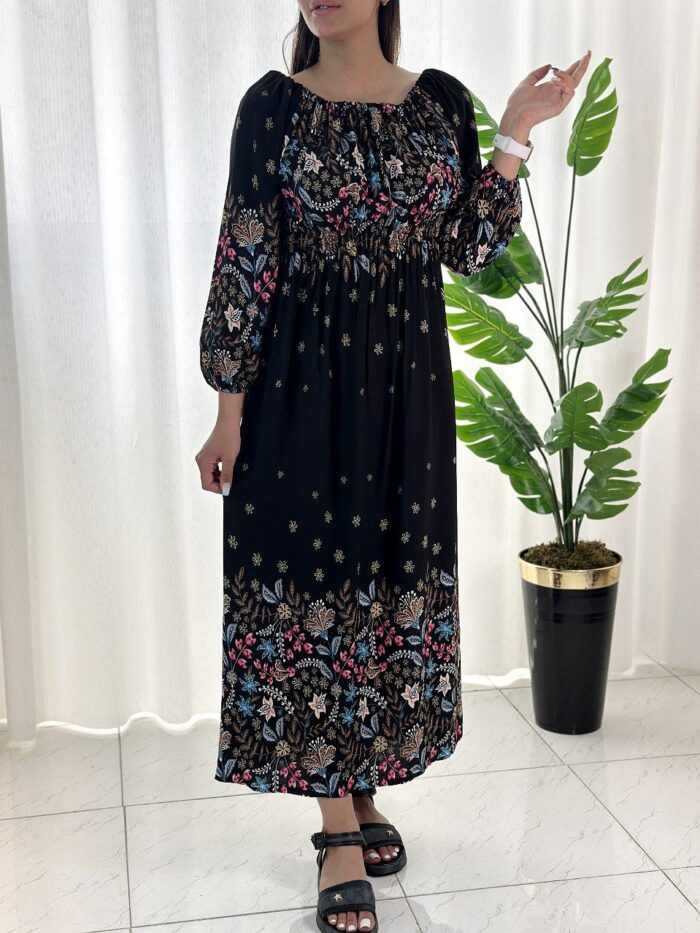 پیراهن نخی آذین کد 378 - تصویر 6