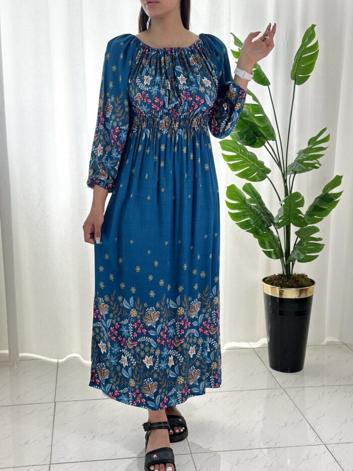 پیراهن نخی آذین کد 378 - تصویر 3