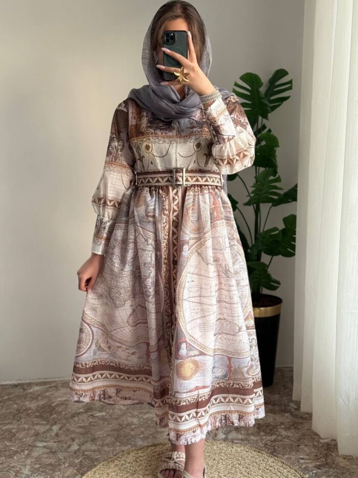 پیراهن سوفیا کد 383 - تصویر 3