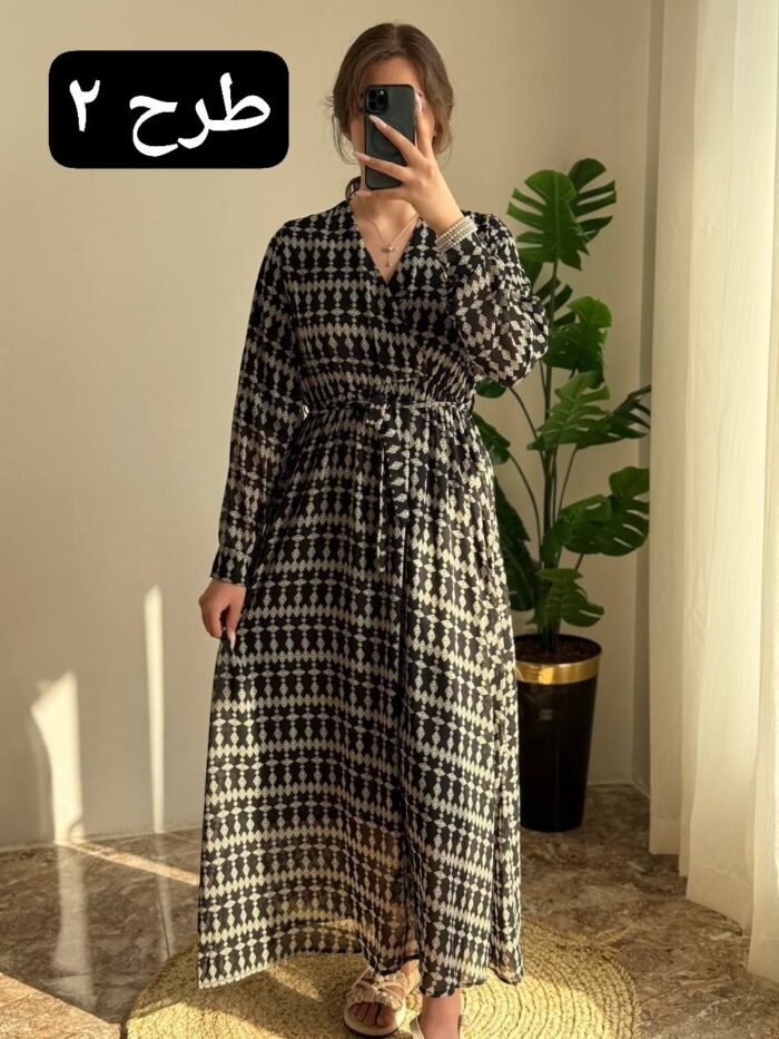 پیراهن چپ و راستی کد 405 - تصویر 6