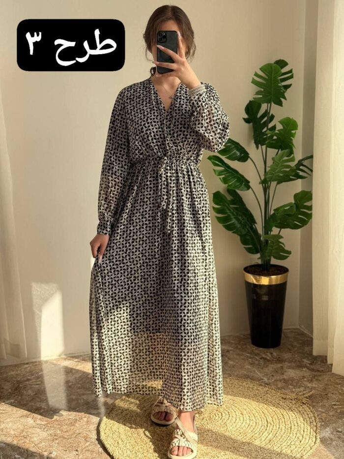 پیراهن چپ و راستی کد 405 - تصویر 5