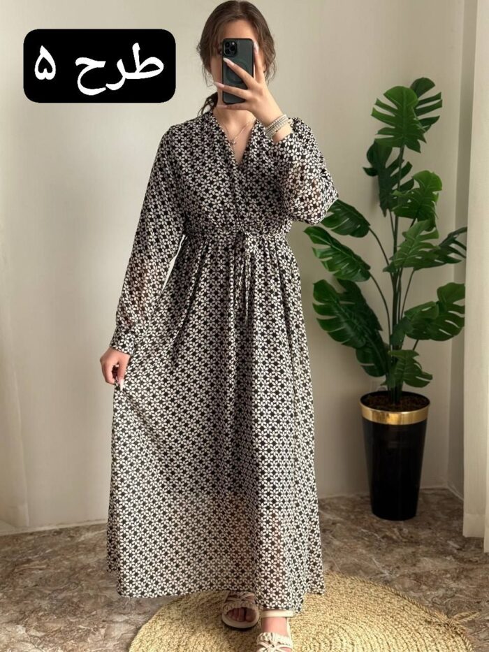 پیراهن چپ و راستی کد 405 - تصویر 3
