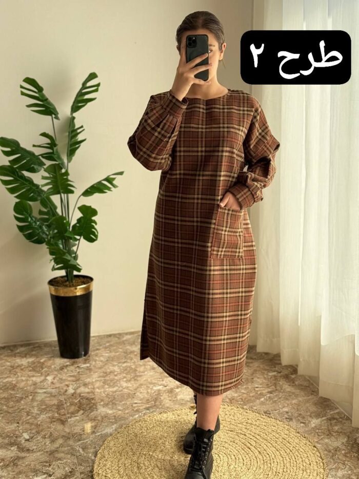 کفتان چهارخونه کد 416 - تصویر 4