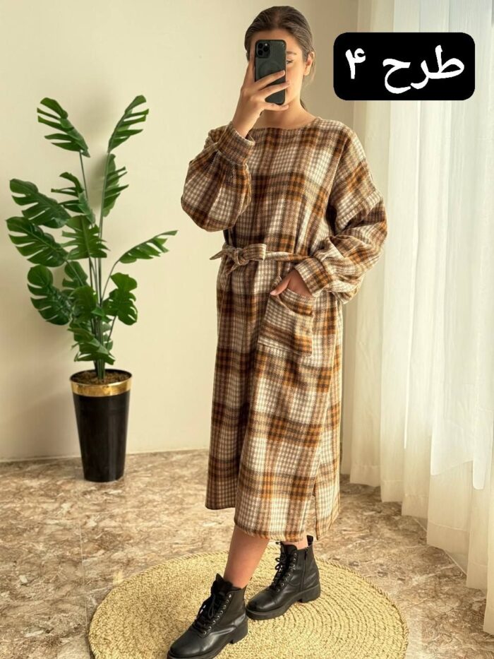 کفتان چهارخونه کد 416 - تصویر 2