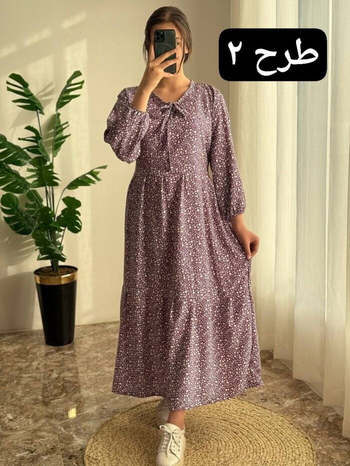 پیراهن پفکی کد 411 - تصویر 3